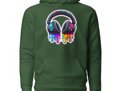 Kopfhörer im Farbrausch Unisex-Kapuzenpullover – Hoodies – klamottn.de Kopfhörer im Farbrausch Unisex-Kapuzenpullover – Hoodies – klamottn.de