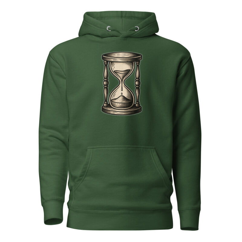 Zeit vergeht Sanduhr Unisex-Kapuzenpullover – Hoodies – klamottn.de