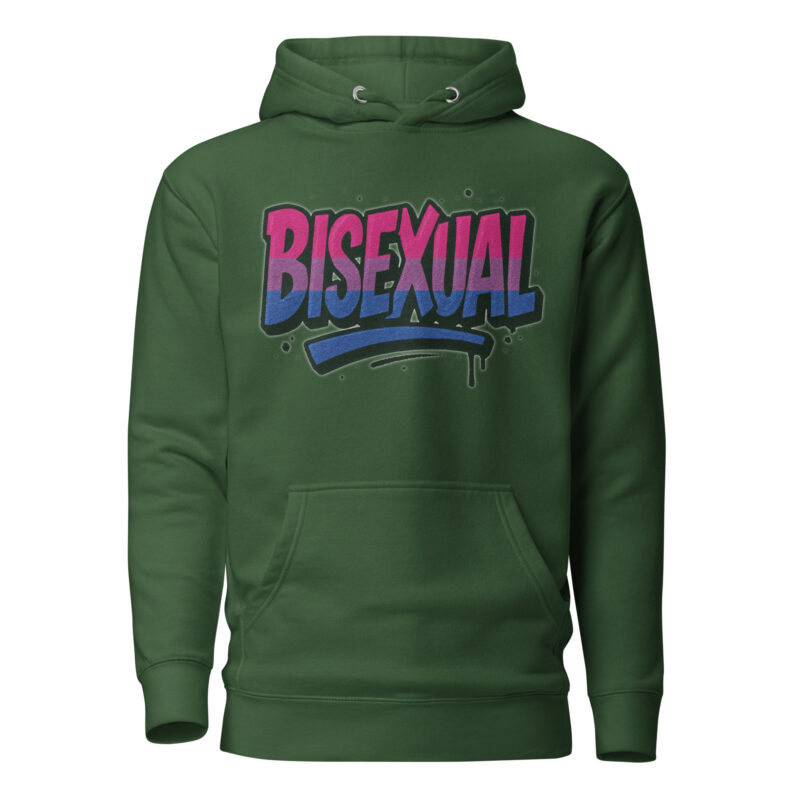 Bisexual Graffiti Statement Unisex-Kapuzenpullover – Hoodies – klamottn.de