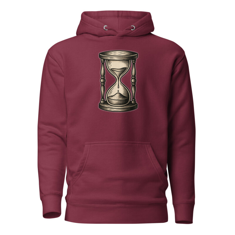 Zeit vergeht Sanduhr Unisex-Kapuzenpullover – Hoodies – klamottn.de