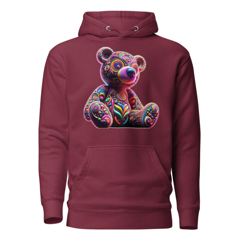 Psychedelic Bär Unisex-Kapuzenpullover – Hoodies – klamottn.de