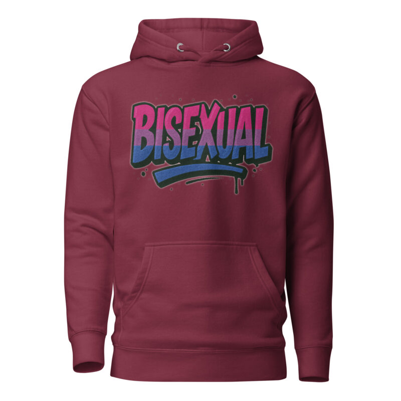 Bisexual Graffiti Statement Unisex-Kapuzenpullover – Hoodies – klamottn.de