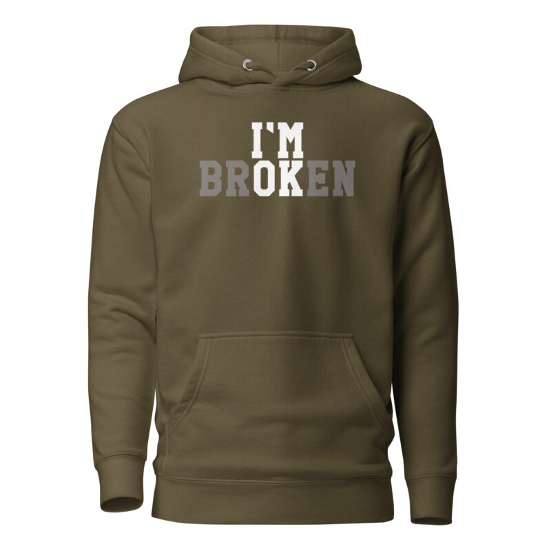 I'm Broken - I'm Ok Unisex-Kapuzenpullover – Hoodies – klamottn.de