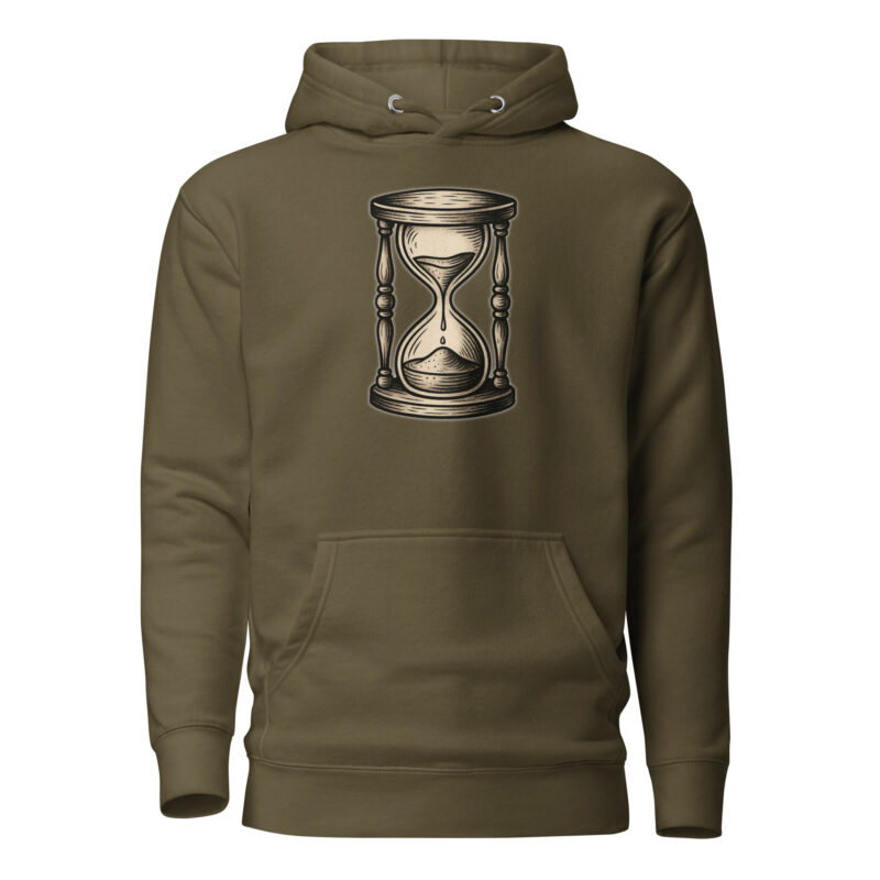 Zeit vergeht Sanduhr Unisex-Kapuzenpullover – Hoodies – klamottn.de