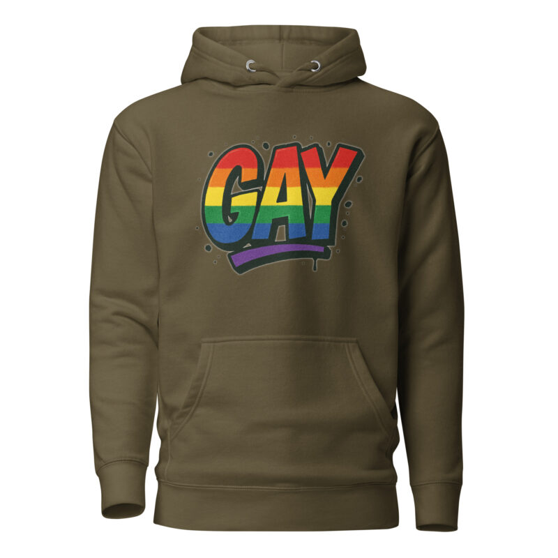 Gay Graffiti Pride Unisex-Kapuzenpullover – Hoodies – klamottn.de