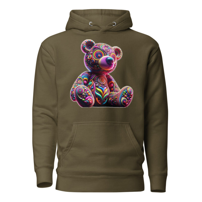 Psychedelic Bär Unisex-Kapuzenpullover – Hoodies – klamottn.de