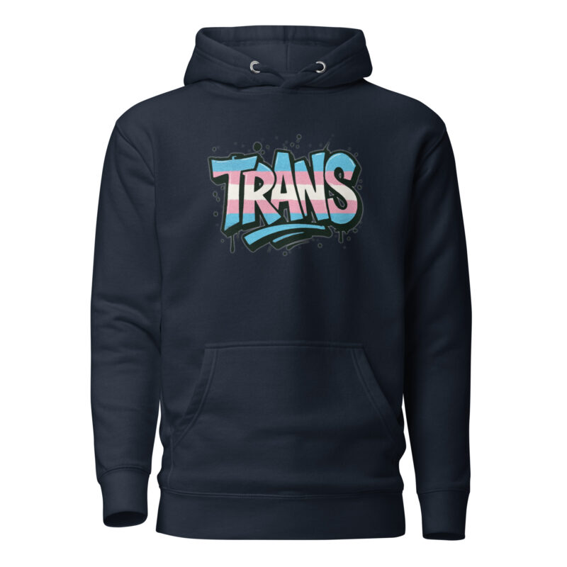 Trans Pride Graffiti Unisex-Kapuzenpullover – Hoodies – klamottn.de