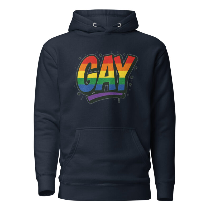 Gay Graffiti Pride Unisex-Kapuzenpullover – Hoodies – klamottn.de