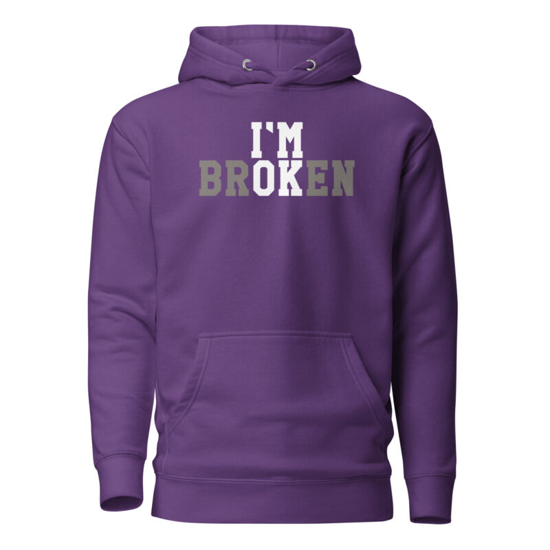I'm Broken - I'm Ok Unisex-Kapuzenpullover – Hoodies – klamottn.de