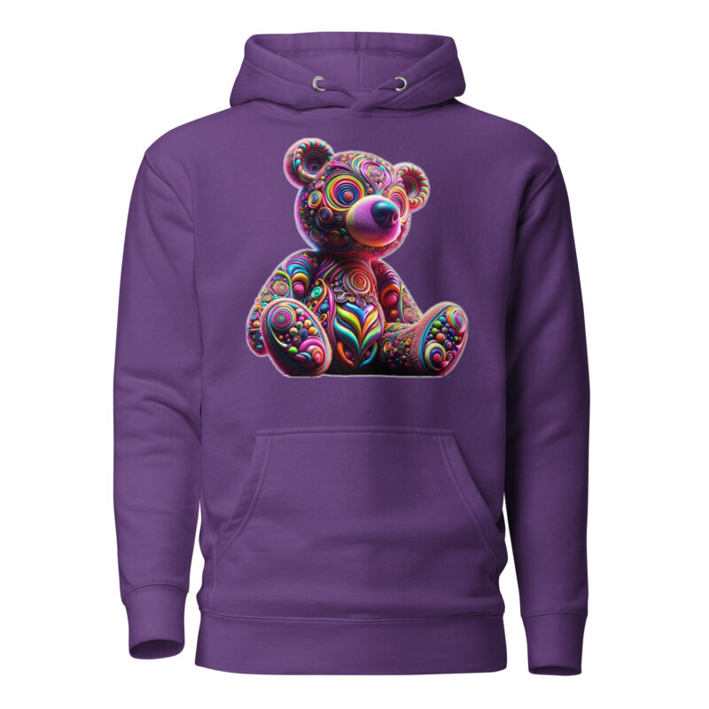 Psychedelic Bär Unisex-Kapuzenpullover – Hoodies – klamottn.de