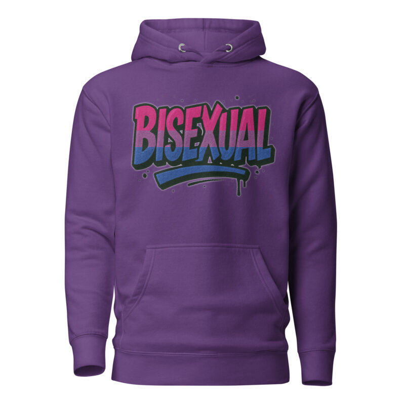 Bisexual Graffiti Statement Unisex-Kapuzenpullover – Hoodies – klamottn.de