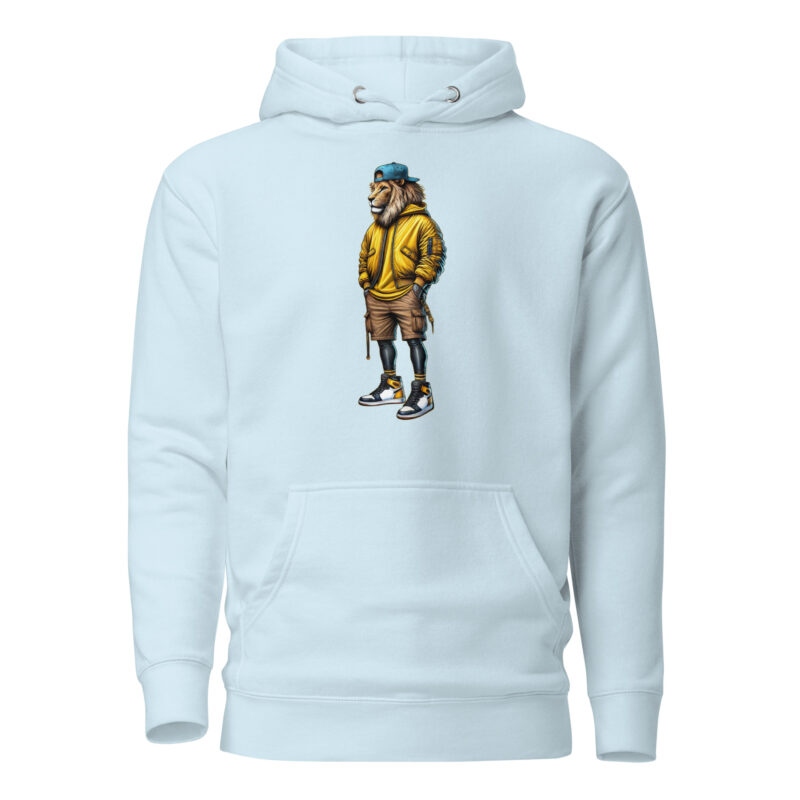 Löwe im Streetwear-Style Unisex-Kapuzenpullover – Hoodies – klamottn.de