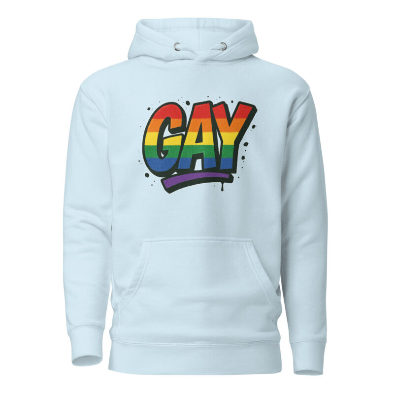 Gay Graffiti Pride Unisex-Kapuzenpullover – Hoodies – klamottn.de