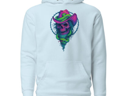 Schädelcowboy mit Schlange Unisex-Kapuzenpullover – Hoodies – klamottn.de Schädelcowboy mit Schlange Unisex-Kapuzenpullover – Hoodies – klamottn.de