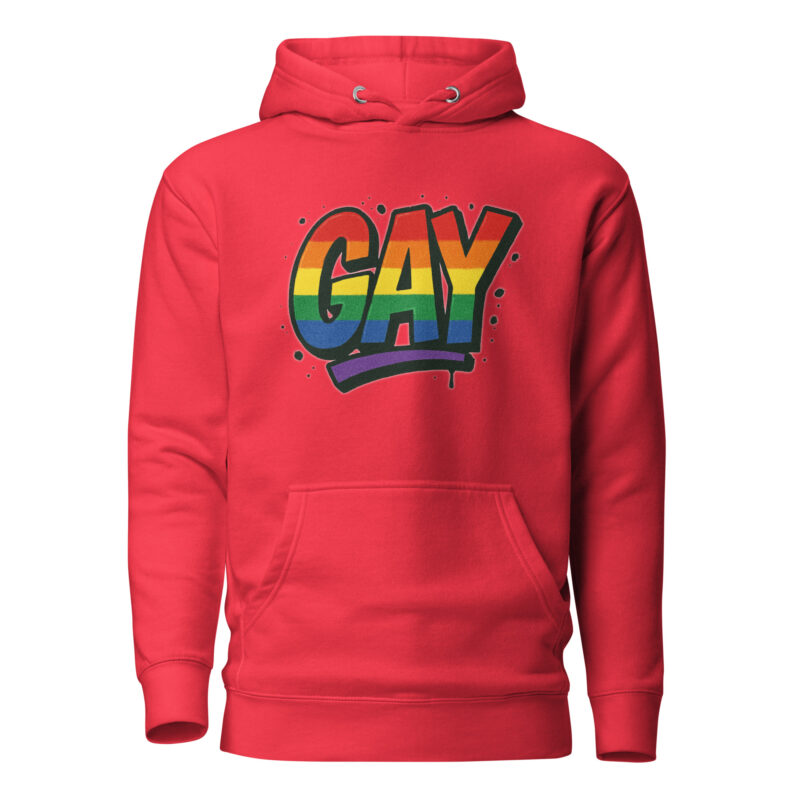 Gay Graffiti Pride Unisex-Kapuzenpullover – Hoodies – klamottn.de