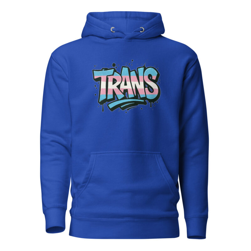 Trans Pride Graffiti Unisex-Kapuzenpullover – Hoodies – klamottn.de