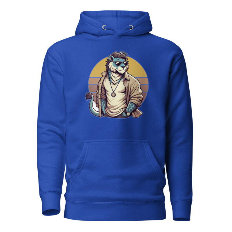 Retro-Leo im Streetstyle Unisex-Kapuzenpullover – Hoodies – klamottn.de