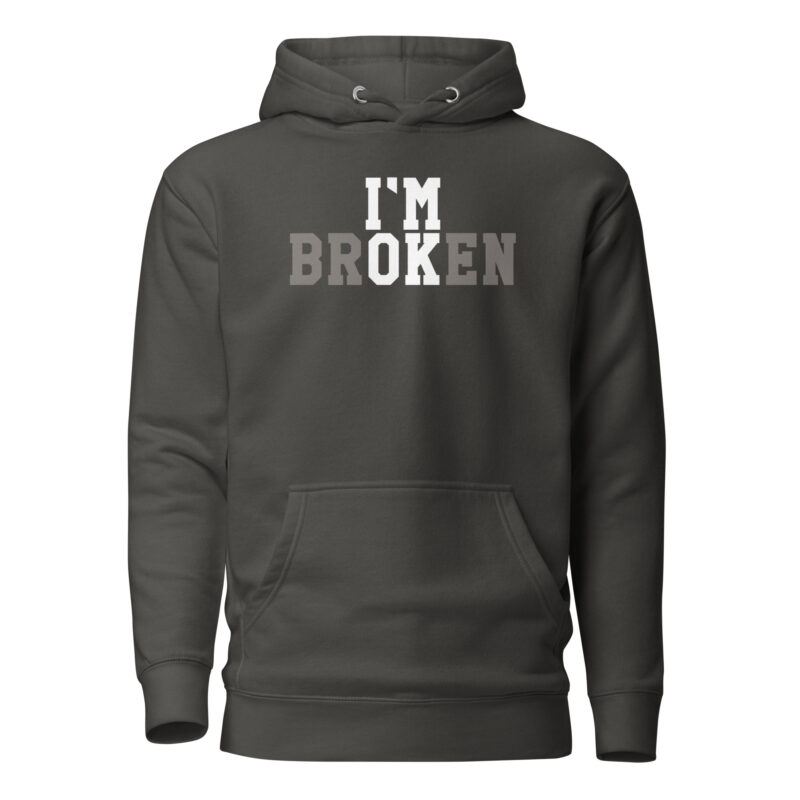 I'm Broken - I'm Ok Unisex-Kapuzenpullover – Hoodies – klamottn.de