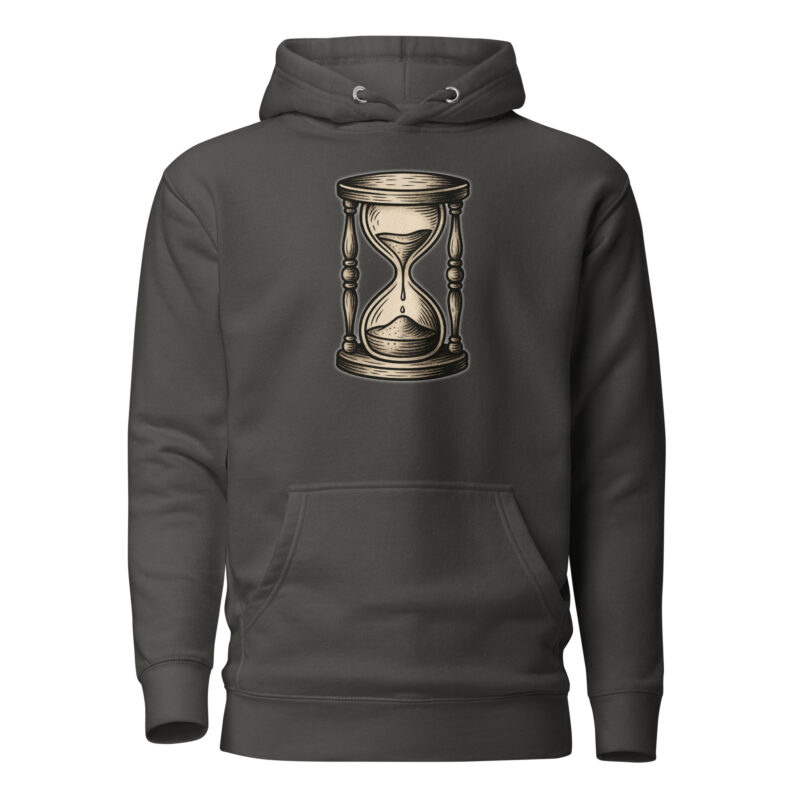 Zeit vergeht Sanduhr Unisex-Kapuzenpullover – Hoodies – klamottn.de