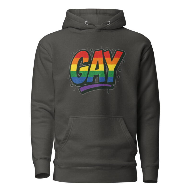 Gay Graffiti Pride Unisex-Kapuzenpullover – Hoodies – klamottn.de
