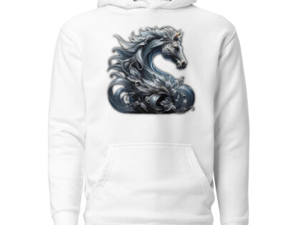 Majestät des silbernen Pferdes Unisex-Kapuzenpullover – Hoodies – klamottn.de Majestät des silbernen Pferdes Unisex-Kapuzenpullover – Hoodies – klamottn.de