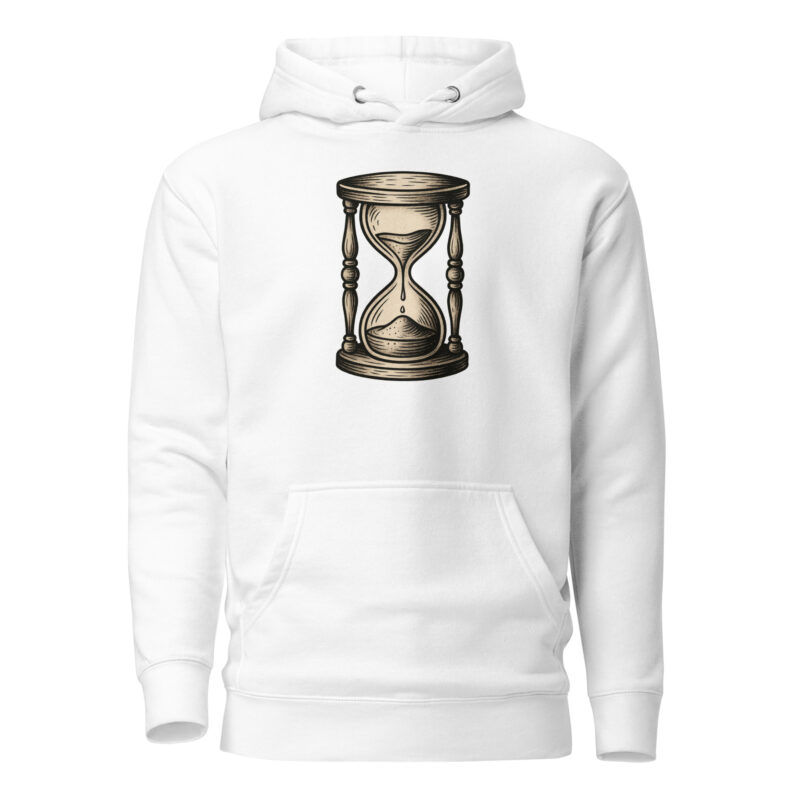Zeit vergeht Sanduhr Unisex-Kapuzenpullover – Hoodies – klamottn.de