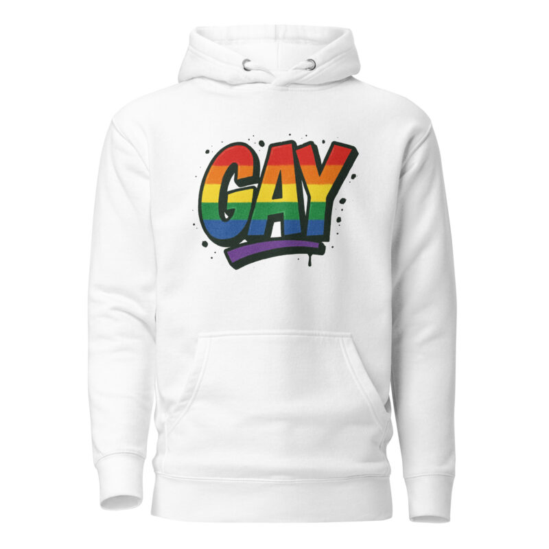 Gay Graffiti Pride Unisex-Kapuzenpullover – Hoodies – klamottn.de