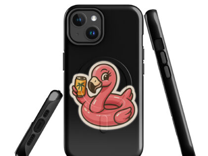 Flamingo mit Sommerdrink Hardcase iPhone®-Hülle mit MagSafe® – Accessoires – klamottn.de Flamingo mit Sommerdrink Hardcase iPhone®-Hülle mit MagSafe® – Accessoires – klamottn.de