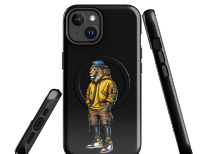 Löwe im Streetwear-Style Hardcase iPhone®-Hülle mit MagSafe® – Accessoires – klamottn.de Löwe im Streetwear-Style Hardcase iPhone®-Hülle mit MagSafe® – Accessoires – klamottn.de