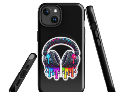 Kopfhörer im Farbrausch Hardcase iPhone®-Hülle mit MagSafe® – Accessoires – klamottn.de Kopfhörer im Farbrausch Hardcase iPhone®-Hülle mit MagSafe® – Accessoires – klamottn.de