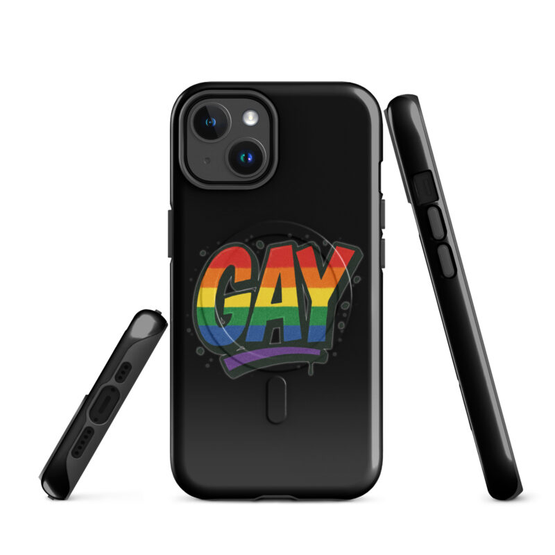 Gay Graffiti Pride Hardcase iPhone®-Hülle mit MagSafe® – Accessoires – klamottn.de