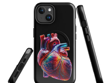 Glas Herz in Farbenpracht Hardcase iPhone®-Hülle mit MagSafe® – Accessoires – klamottn.de Glas Herz in Farbenpracht Hardcase iPhone®-Hülle mit MagSafe® – Accessoires – klamottn.de