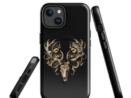 Ornamentaler Hirschschädel Hardcase iPhone®-Hülle mit MagSafe® – Accessoires – klamottn.de Ornamentaler Hirschschädel Hardcase iPhone®-Hülle mit MagSafe® – Accessoires – klamottn.de