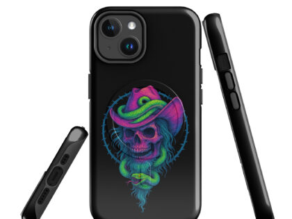 Schädelcowboy mit Schlange Hardcase iPhone®-Hülle mit MagSafe® – Accessoires – klamottn.de Schädelcowboy mit Schlange Hardcase iPhone®-Hülle mit MagSafe® – Accessoires – klamottn.de