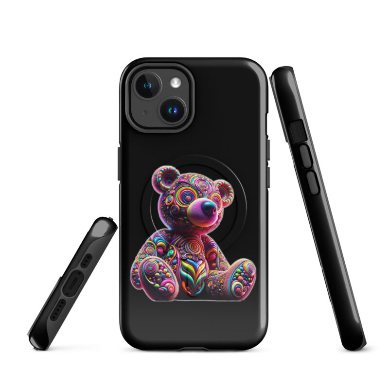 Psychedelic Bär Hardcase iPhone®-Hülle mit MagSafe® – Accessoires – klamottn.de