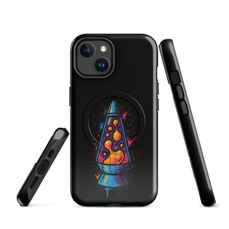 Psychedelische Lavalampen Vibes Hardcase iPhone®-Hülle mit MagSafe® – Accessoires – klamottn.de