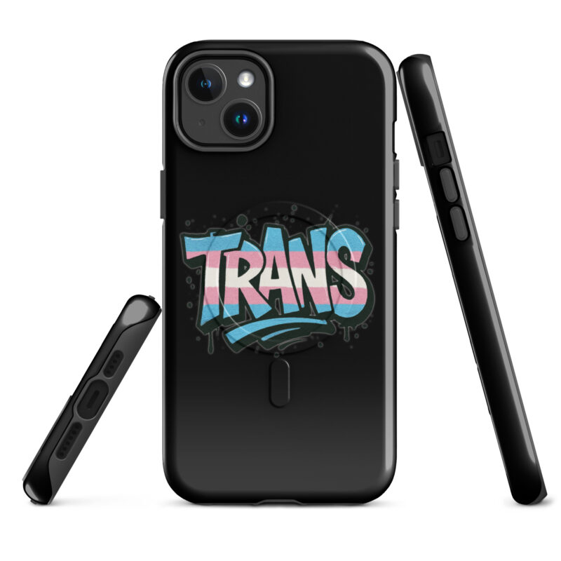 Trans Pride Graffiti Hardcase iPhone®-Hülle mit MagSafe® – Accessoires – klamottn.de