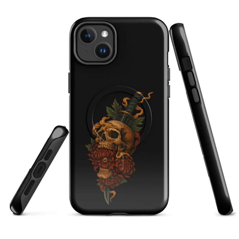 Schädel & Klinge - Das Auge der Vergänglichkeit Hardcase iPhone®-Hülle mit MagSafe® – Accessoires – klamottn.de