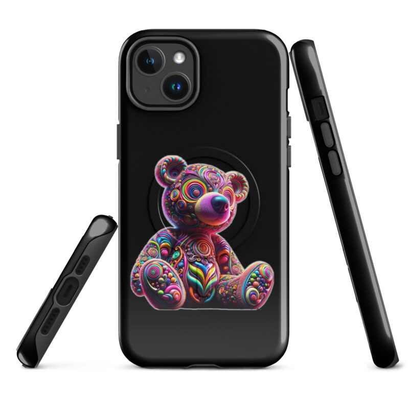 Psychedelic Bär Hardcase iPhone®-Hülle mit MagSafe® – Accessoires – klamottn.de