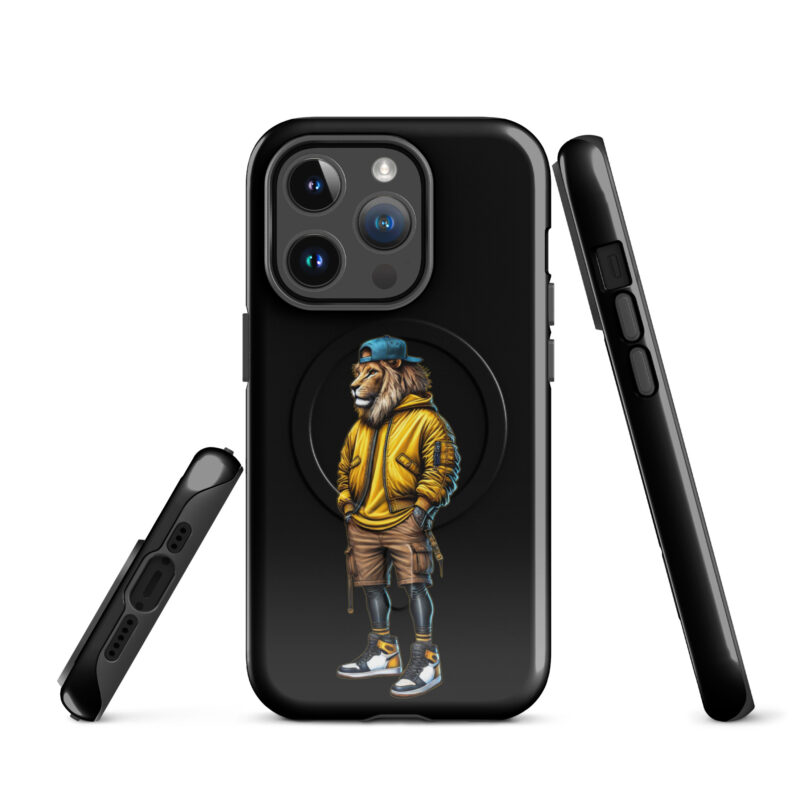 Löwe im Streetwear-Style Hardcase iPhone®-Hülle mit MagSafe® – Accessoires – klamottn.de