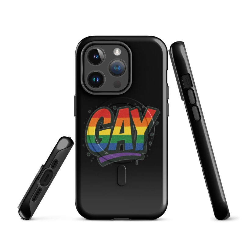 Gay Graffiti Pride Hardcase iPhone®-Hülle mit MagSafe® – Accessoires – klamottn.de