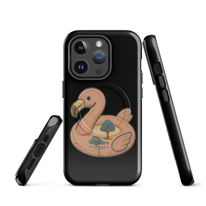 Flamingo Oase Hardcase iPhone®-Hülle mit MagSafe® – Accessoires – klamottn.de
