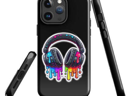 Kopfhörer im Farbrausch Hardcase iPhone®-Hülle mit MagSafe® – Accessoires – klamottn.de Kopfhörer im Farbrausch Hardcase iPhone®-Hülle mit MagSafe® – Accessoires – klamottn.de