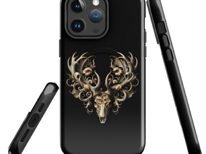 Ornamentaler Hirschschädel Hardcase iPhone®-Hülle mit MagSafe® – Accessoires – klamottn.de Ornamentaler Hirschschädel Hardcase iPhone®-Hülle mit MagSafe® – Accessoires – klamottn.de