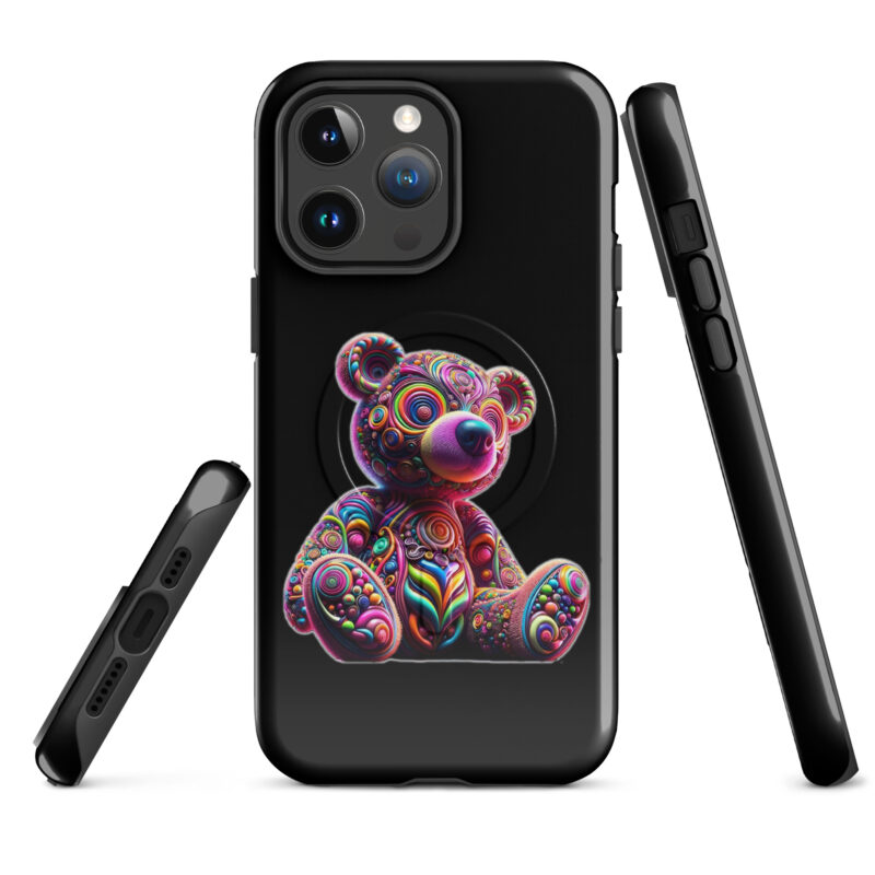 Psychedelic Bär Hardcase iPhone®-Hülle mit MagSafe® – Accessoires – klamottn.de