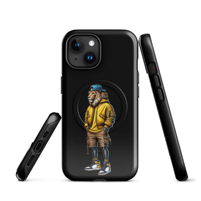 Löwe im Streetwear-Style Hardcase iPhone®-Hülle mit MagSafe® – Accessoires – klamottn.de