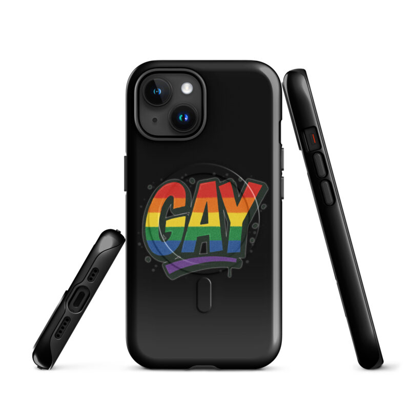 Gay Graffiti Pride Hardcase iPhone®-Hülle mit MagSafe® – Accessoires – klamottn.de