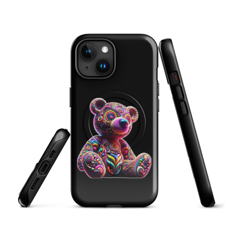 Psychedelic Bär Hardcase iPhone®-Hülle mit MagSafe® – Accessoires – klamottn.de