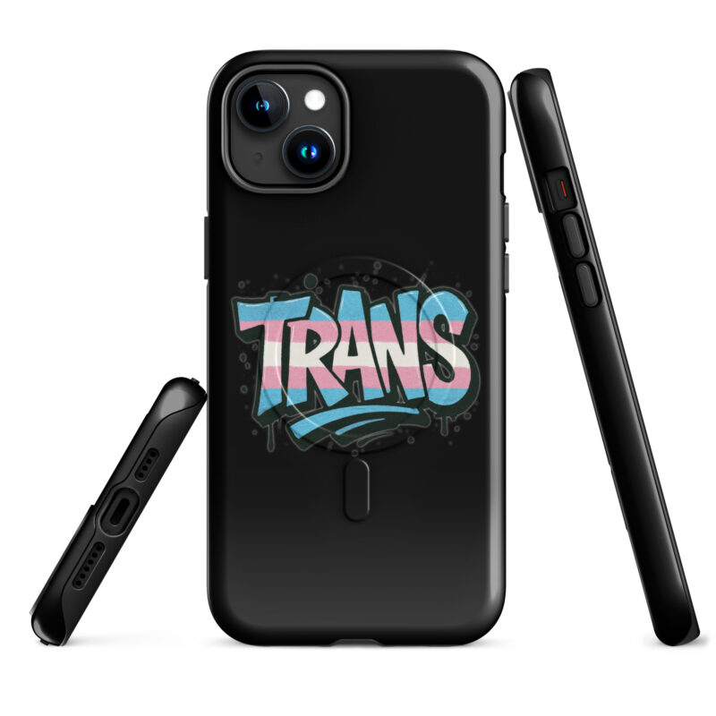 Trans Pride Graffiti Hardcase iPhone®-Hülle mit MagSafe® – Accessoires – klamottn.de