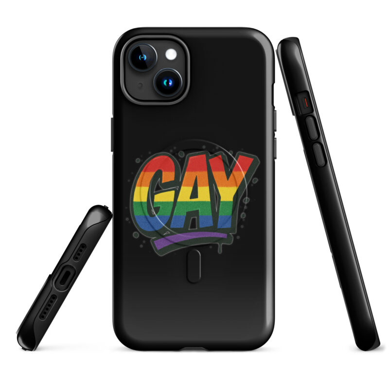 Gay Graffiti Pride Hardcase iPhone®-Hülle mit MagSafe® – Accessoires – klamottn.de